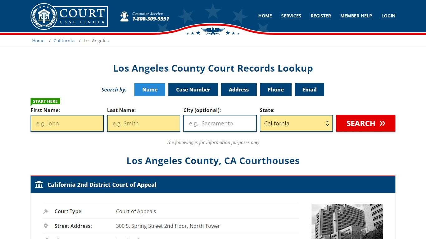 Los Angeles County Court Records | CA Case Lookup